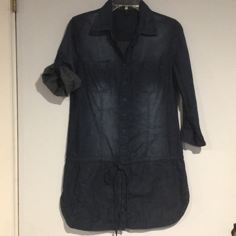 Nine West Denim tunic dress Sz S
